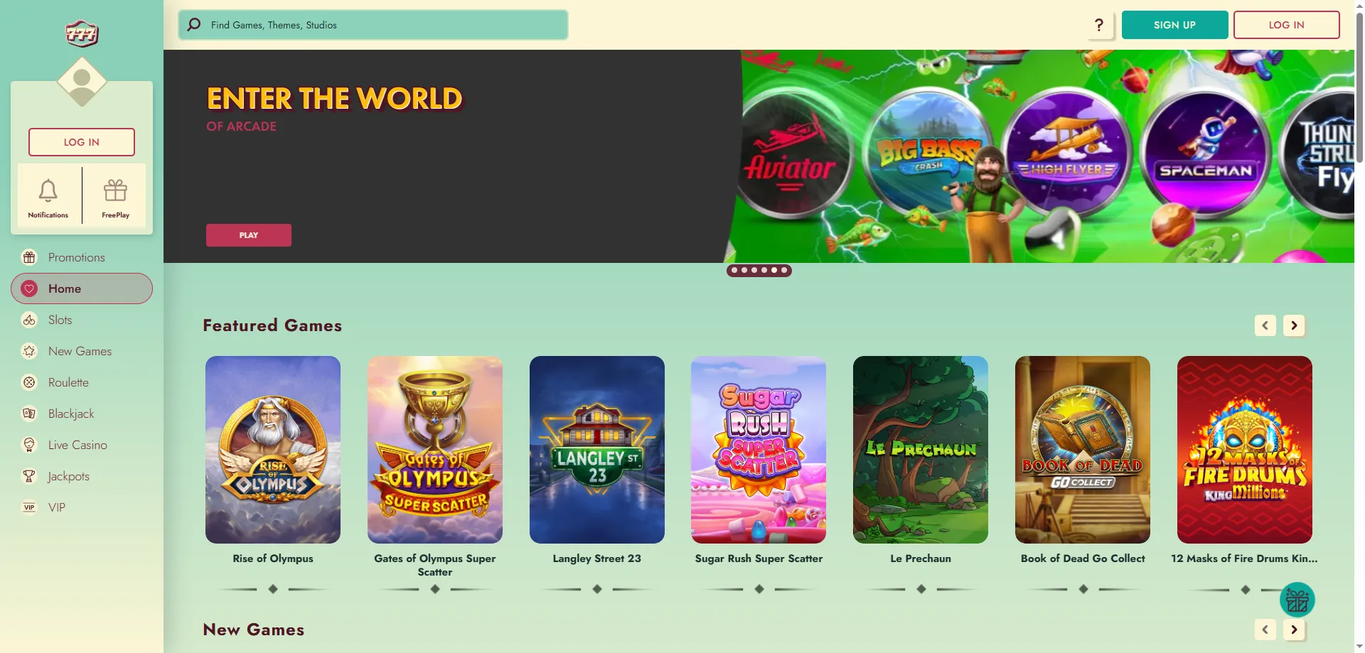 777 Casino official site homepage — licensed online casino 2026